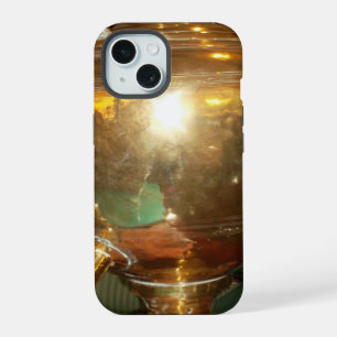 Antiker goldener Samowar Erbstück Teekanne Kunst iPhone 15 Hülle