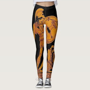 Antiker Gott und Göttliche Frieze - Griechenland Leggings