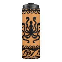 Antiker griechischer Oktopus, Wellenmuster