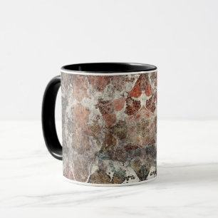 Antiker Grunge Vintage Alter Handgefertigter Wollt Tasse