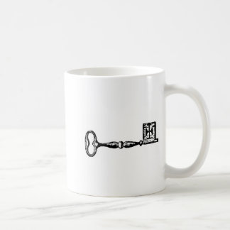 Antiker Hauptschlüsselstich Kaffeetasse