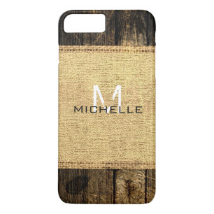 Antiker Holz-Look Jute Rustikal Case-Mate iPhone Hülle