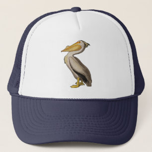 Antiker John James Audubon Weißer Pelikan Küste Truckerkappe
