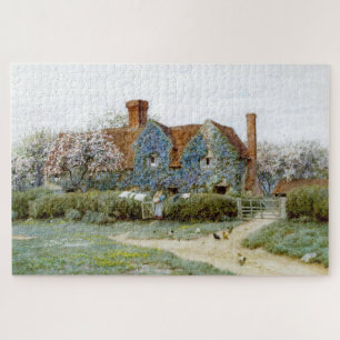 Antiker Landhausstil aus der viktorianischen Ära Puzzle