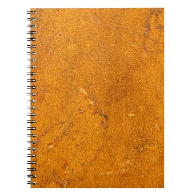 Antiker lederner Bucheinband-Pergament-Hintergrund Notizblock (Vorderseite)