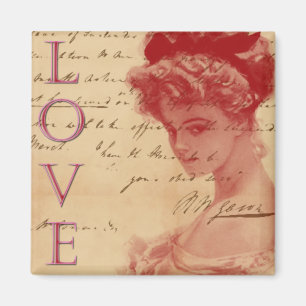 Antiker Liebe-Buchstabe-Magnet Magnet