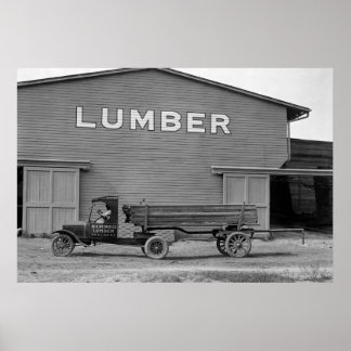 Antiker Lkw: 1925 Poster
