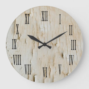 Antiker Look Weiße Abgenutzte Uhr
