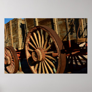 Antiker Maultierzuglastwagen Poster