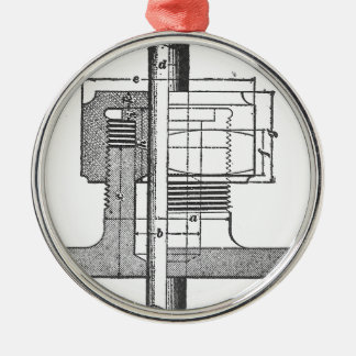 Antiker mechanischer Werkzeug-Ingenieur Silbernes Ornament