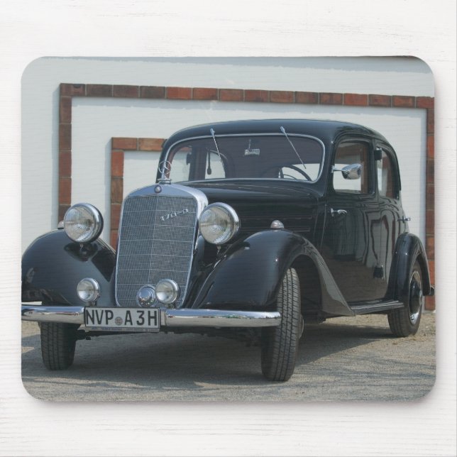 antiker Mercedes 3 Mousepad (Vorne)