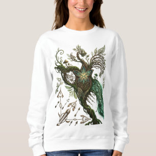 Antiker Naturgeist Mythische 3D-Illustration Sweatshirt