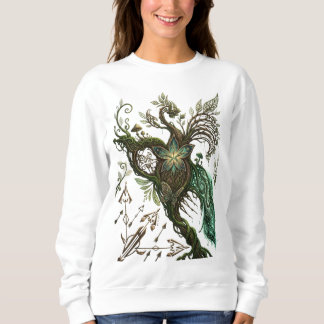 Antiker Naturgeist Mythische 3D-Illustration Sweatshirt
