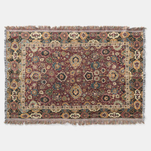 Antiker Orientalischer Persischer Herat-Teppichdru Decke