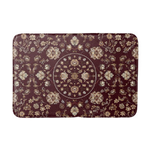 Antiker orientalischer Teppich im Vintage-Look in  Badematte