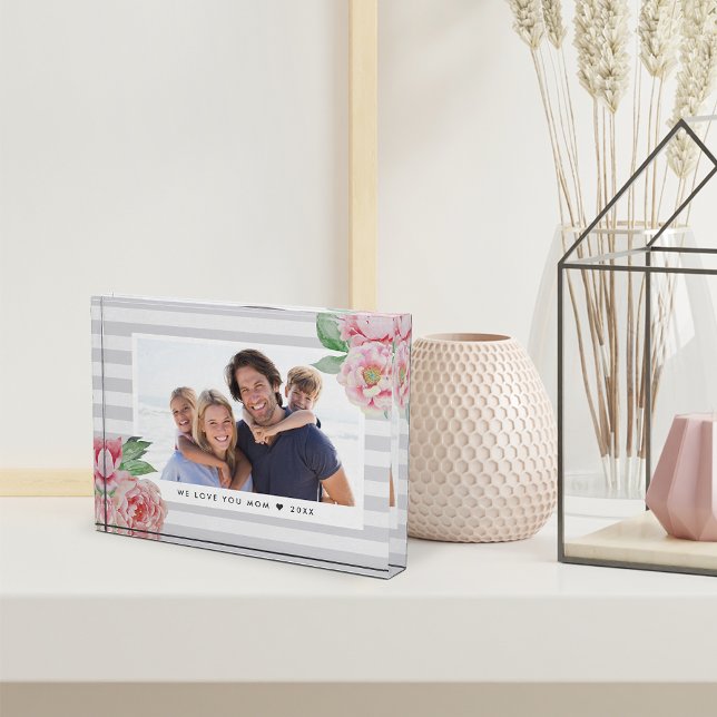 Antiker Peony Strip Fotoblock (Von Creator hochgeladen)