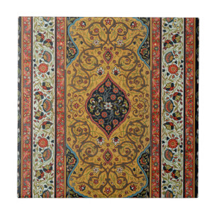 Antiker persischer reicher Teppich Eleganter Teppi Fliese