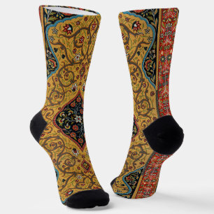 Antiker persischer reicher Teppich Eleganter Teppi Socken