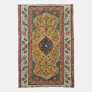 Antiker persischer Teppich Elegantes Design Geschirrtuch