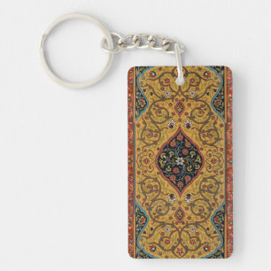 Antiker persischer Teppich Elegantes Design Schlüsselanhänger