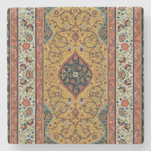 Antiker persischer Teppich Elegantes Design Steinuntersetzer