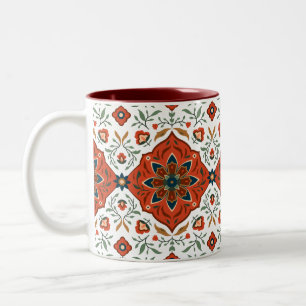 Antiker persischer türkischer Teppich Kaffeetasse