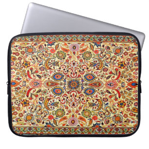 Antiker persischer türkischer Teppich Laptopschutzhülle