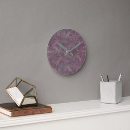 Antiker Pflaumen-Libellen-Tanz Runde Wanduhr