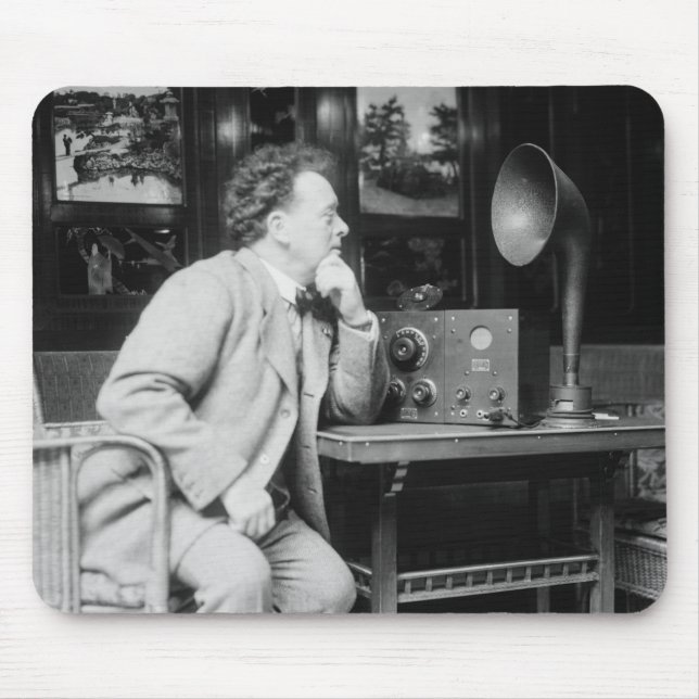 Antiker Radio, frühe 1900s Mousepad (Vorne)