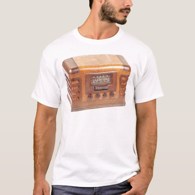 Antiker Radio T-Shirt (Vorderseite)