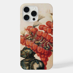 ANTIKER RITTERHELM, DRACHEN UND ROTE FEDERN iPhone 15 PRO MAX HÜLLE