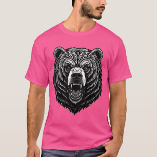 Antiker Roar: Keltischer Bär - ungezähmter Stil fü T-Shirt