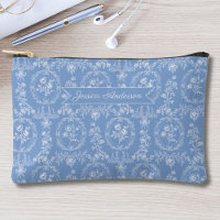 Antiker Rococo-Blumen Floral personalisierter Name