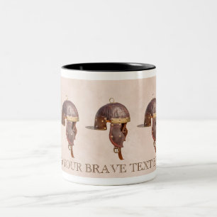 Antiker römischer Helm Zweifarbige Tasse