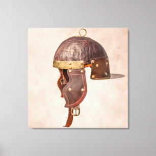 Antiker römischer Militärhelm Leinwanddruck