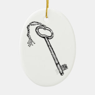 Antiker Schlüssel Keramik Ornament