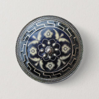 Antiker Schmuck - Blumepin-/broschenknopf Button