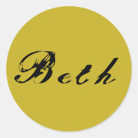 antiker Schriftart Beth aus verwaister Black TV-Sh