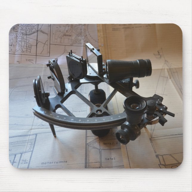 Antiker Sextant Mousepad (Vorne)