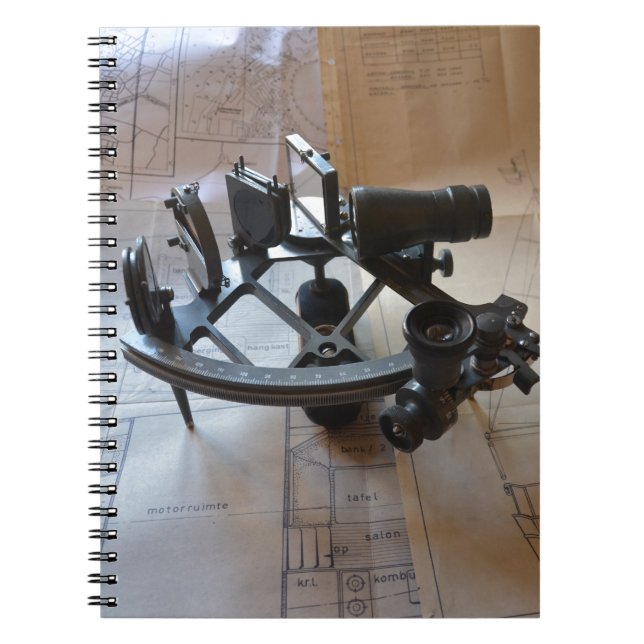 Antiker Sextant Notizblock (Vorderseite)