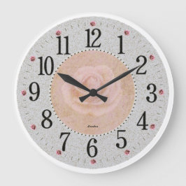 Antiker Shabby-Chic-Vintage-Stil Große Wanduhr