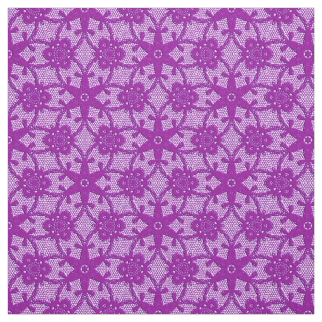 Antiker Spitzedruck - amethyst Lila Stoff (Muster)