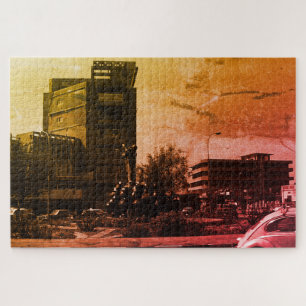 Antiker Springbrunnen im Irak Bagdad Puzzle