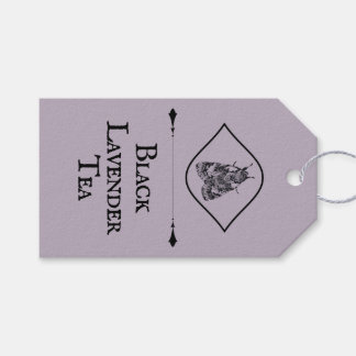 Antiker, staubiger Lavendertinten-Motten-Teeliebha Geschenkanhänger