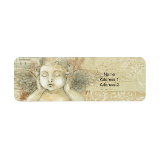 Antiker Stubengel mit Händen über den Ohren