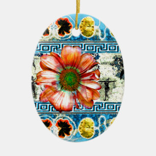 Antiker Tanz Keramikornament