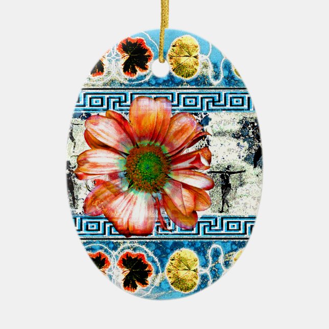 Antiker Tanz Keramikornament (Vorne)
