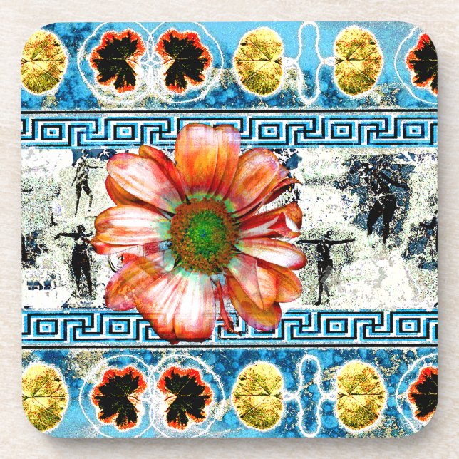 Antiker Tanz Untersetzer (Vorderseite)