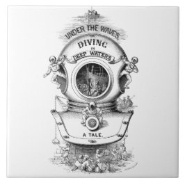 Antiker Tauchsturzhelm Fliese