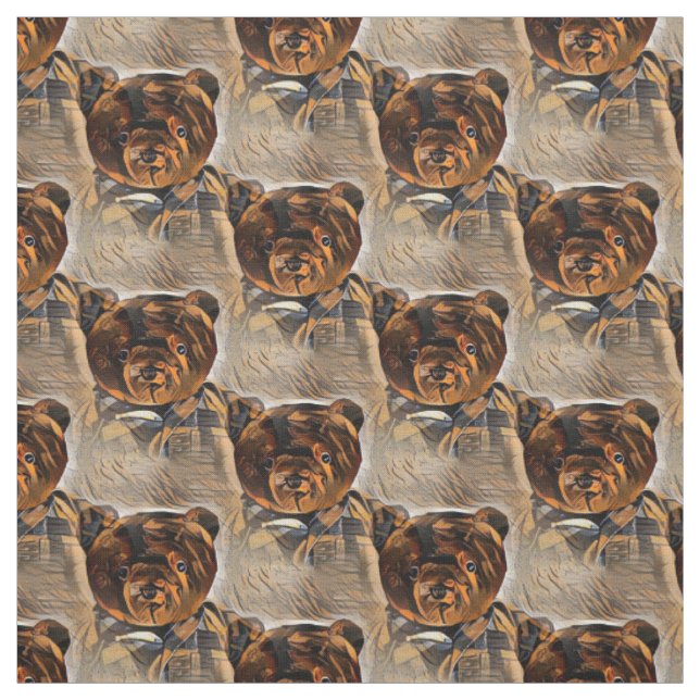 Antiker Teddybär Stoff (Muster)